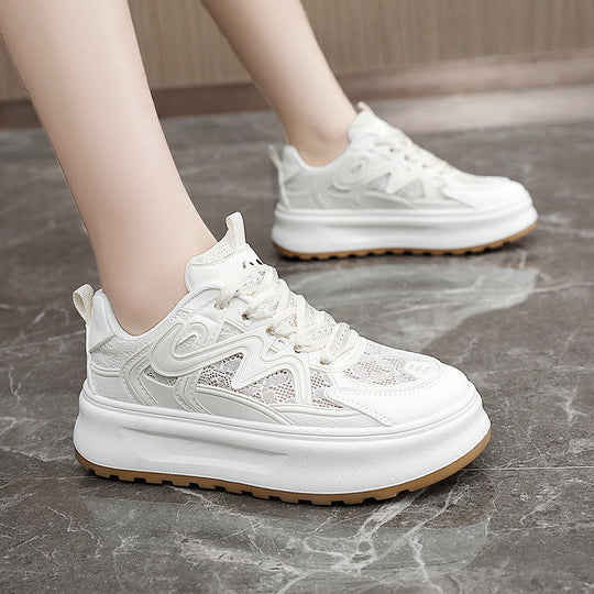 Damen Sportliche Sneakers mit atmungsaktiver Mesh-Oberfläche und dämpfendem Fußbett R&B