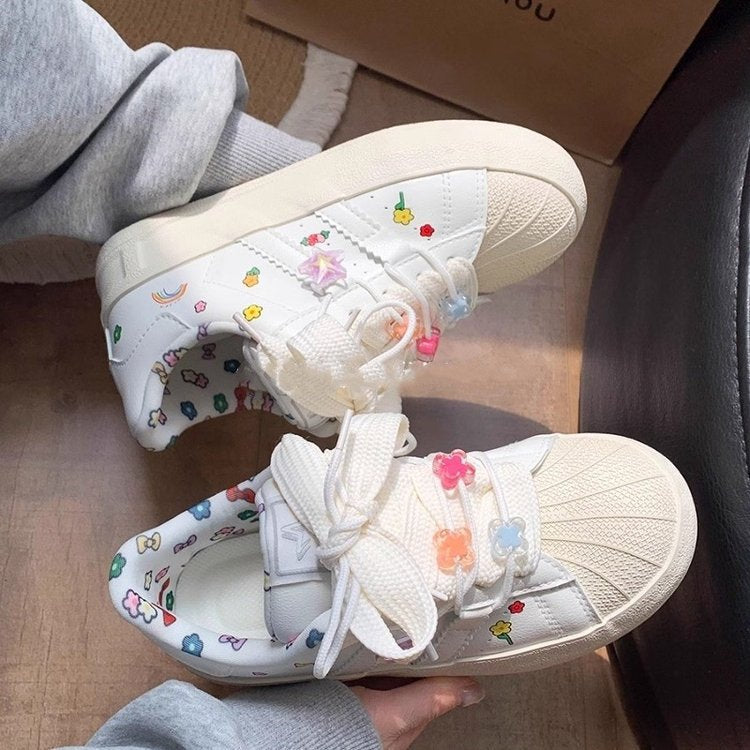 Damen Sneakers mit verspieltem Dekor und atmungsaktiver Innenausstattung R&B