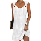Damen Minikleid mit Wellenmuster R&B