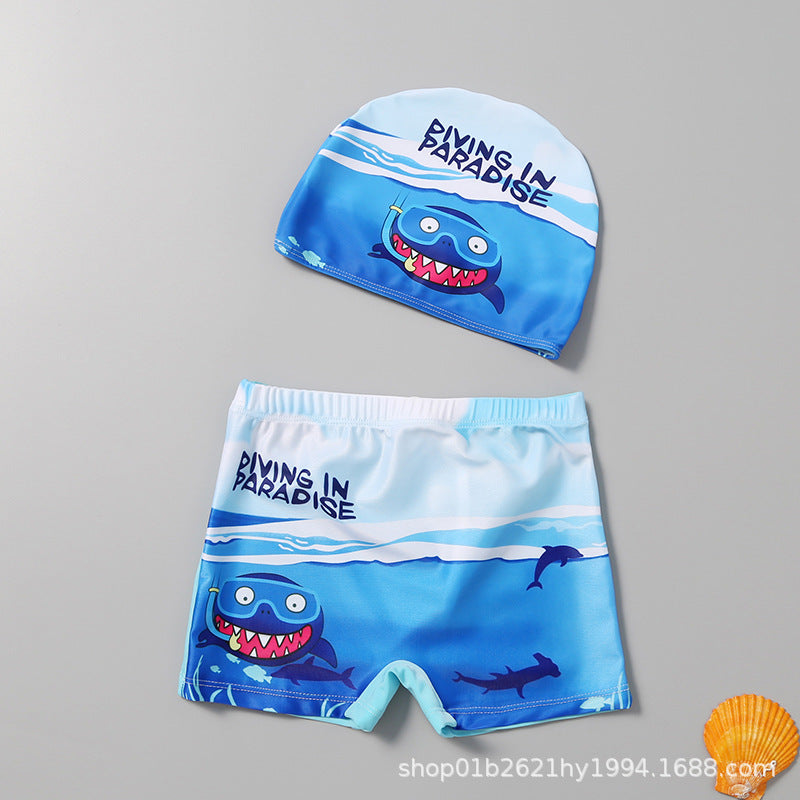 Jungen Schwimmset mit fröhlichem Dinosaurier-Motiv R&B