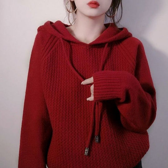 Damen Hoody mit innovativer Struktur und lässigem Schnitt R&B