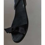 Damen Zehentrenner-Sandalen mit süßem Schleifendetail und komfortablem Fußbett R&B