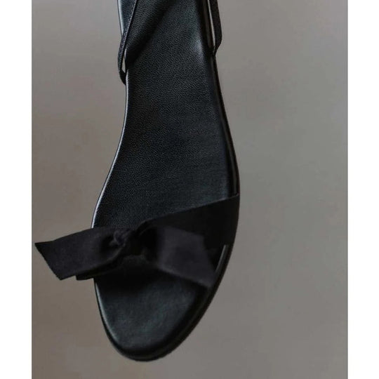 Damen Zehentrenner-Sandalen mit süßem Schleifendetail und komfortablem Fußbett R&B