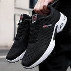 Damen Bequeme Luftpolster-Sneaker mit atmungsaktivem Obermaterial und rutschfester Sohle R&B