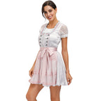Damen Trachtenkleid mit elegantem Spitzenoberteil und verspieltem Rock R&B