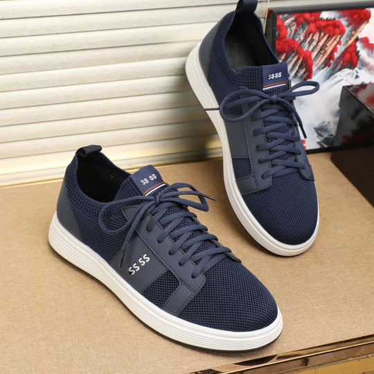 Damen Sportliche Mesh Sneakers mit atmungsaktiver Struktur und rutschfester Sohle R&B
