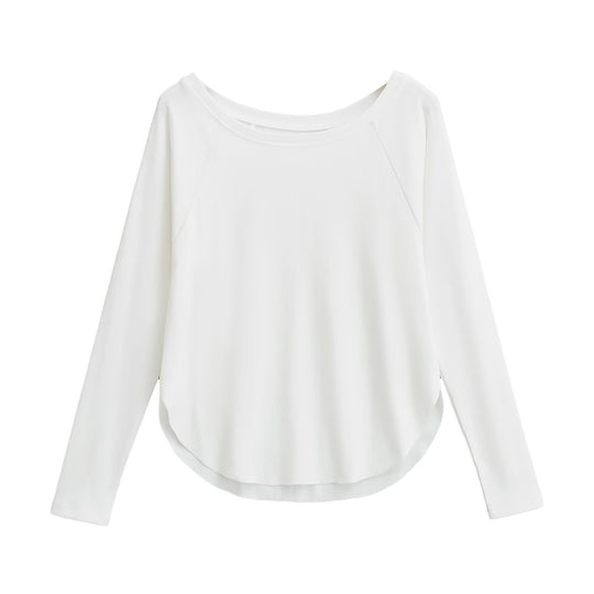 Damen lässiges Langarmshirt R&B