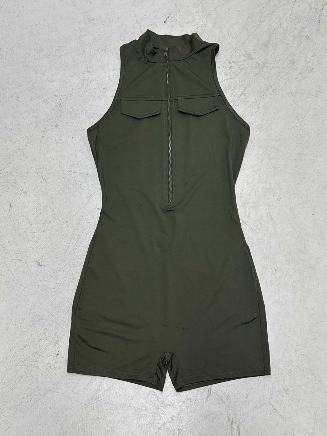 Damen Sportanzug mit Reißverschluss und Brusttaschen R&B