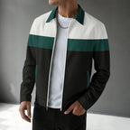 Herren sporty und stylische Jacke mit modischem Design R&B
