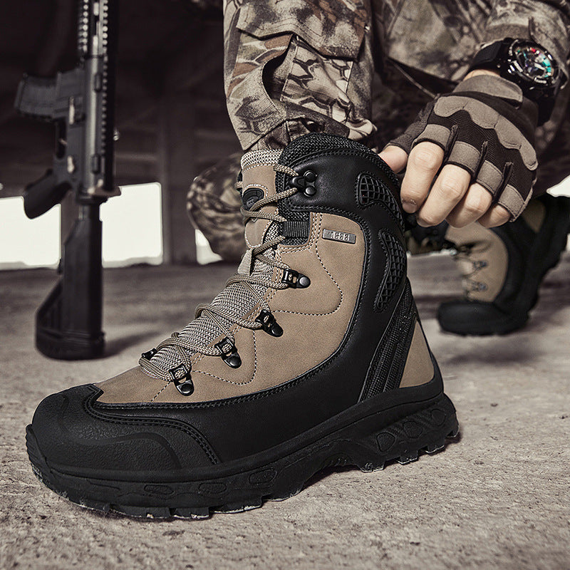 Herren robuste Wanderstiefel mit wasserdichter Membran R&B