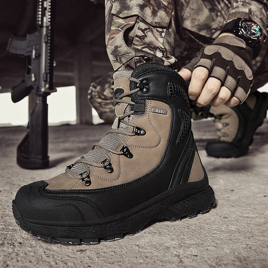 Herren robuste Wanderstiefel mit wasserdichter Membran R&B