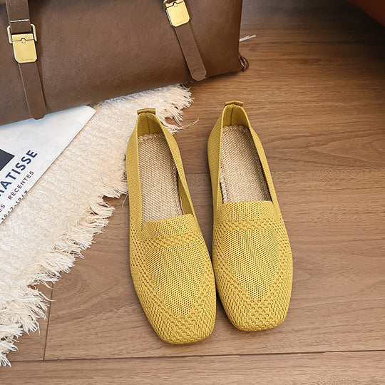 Damen moderne Slingback-Schuhe mit atmungsaktivem Netzmaterial und elastischem Einschlupf R&B