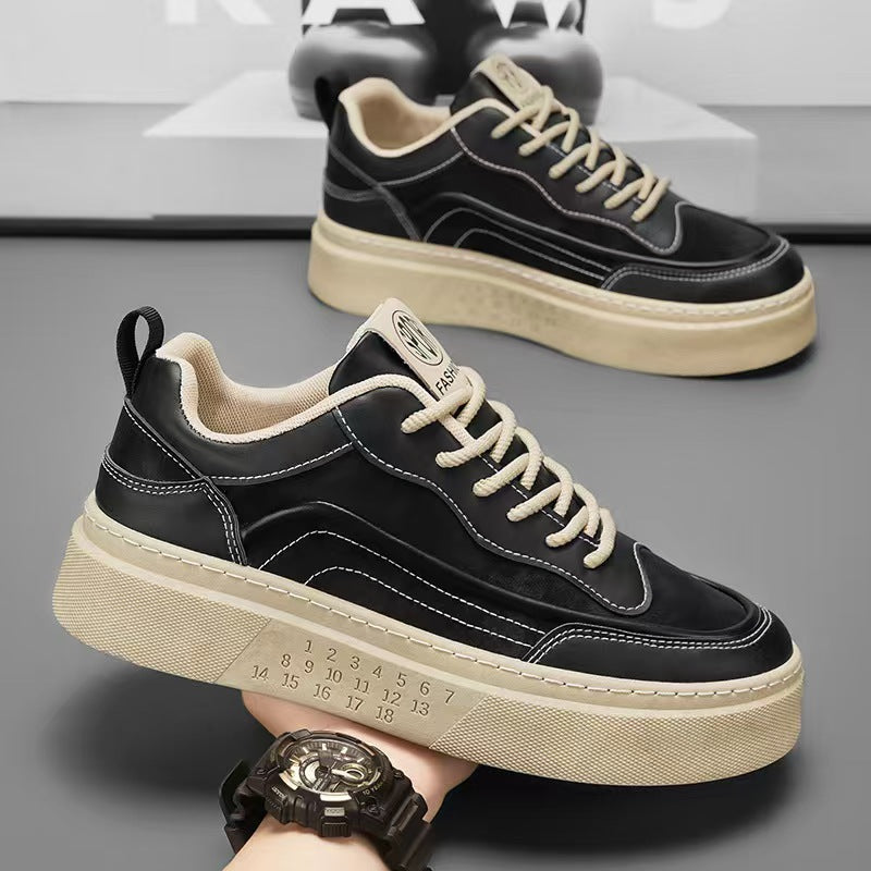 Damen Sneakers mit modischer Plateau-Sohle R&B