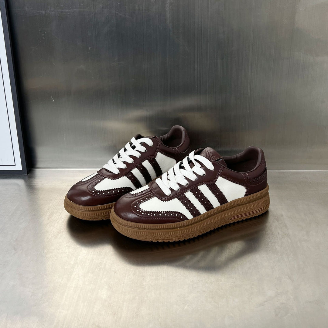 Damen sportliche Retro-Sneakers mit klassischem Design und atmungsaktiver Oberkonstruktion R&B