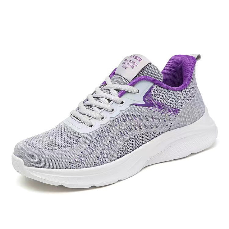 Damen Atmungsaktive Freizeitschuhe mit flexiblem Obermaterial und stoßdämpfender Sohle R&B