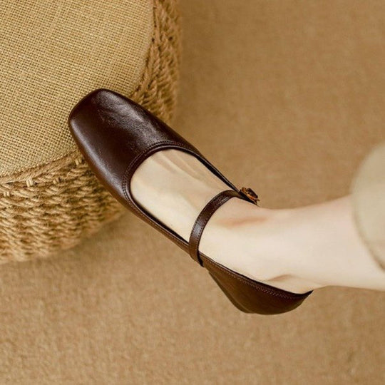 Damen Ballerinas mit modischem Riemchen R&B