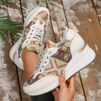 Damen Sportliche Sneakers mit kunstvoller Mustervariation und komfortabler Dämpfung R&B