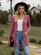 Damen Strickjacke mit strukturiertem Muster und praktischen Taschen R&B 1753970709