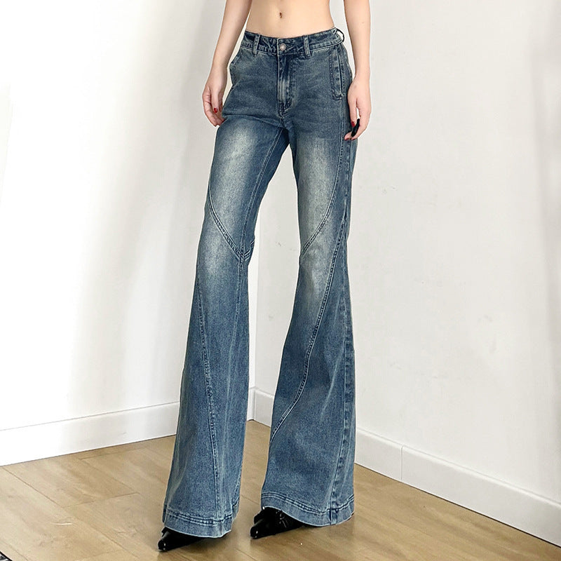 Damen Flared Jeans im individuellen Vintage-Look mit skandinavischem Flair R&B