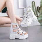 Damen Chunky Sandalen mit verstellbarem Riemendesign und rutschfester Sohle R&B