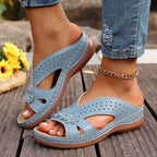 Damen Clogs mit floralem Akzent und atmungsaktiver Sohle R&B