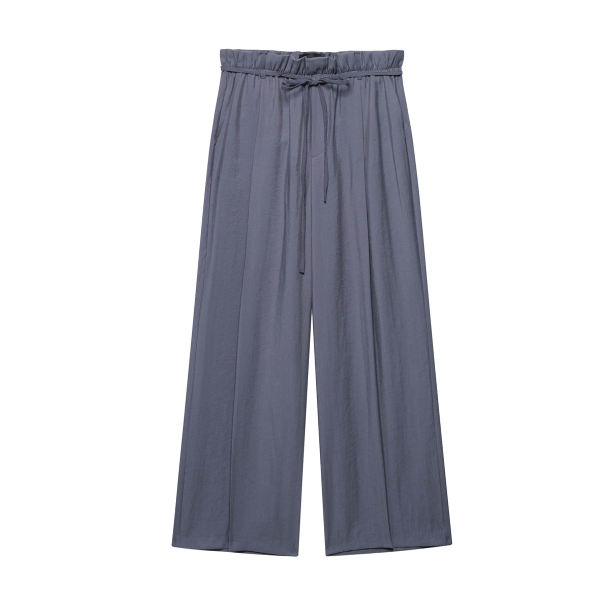 Damen weit geschnittene Palazzo-Hose mit elastischem Bund R&B