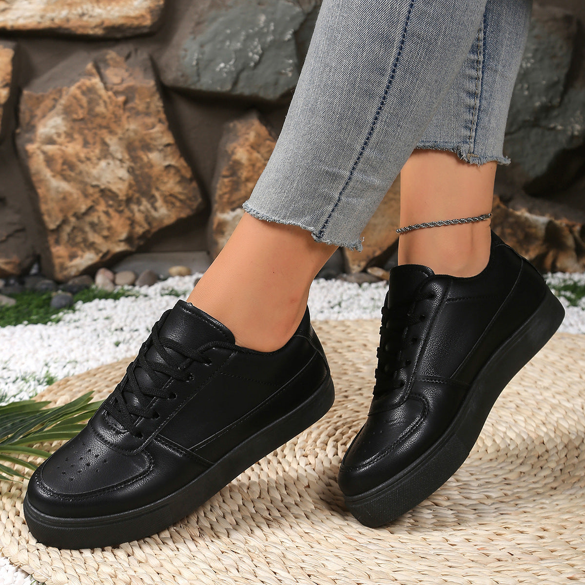Damen Trendige Sneakers mit modischer Struktur R&B