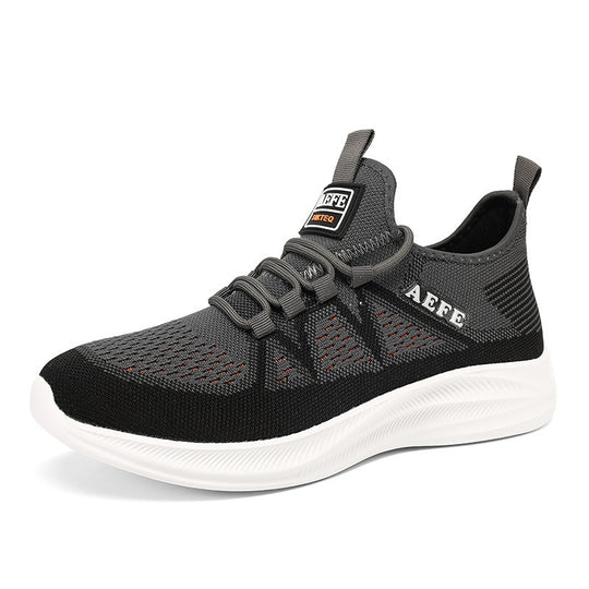 Herren Atmungsaktive Sport-Sneaker mit elastischem Schnürsystem R&B