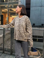 Damen Gemusterter Pullover R&B