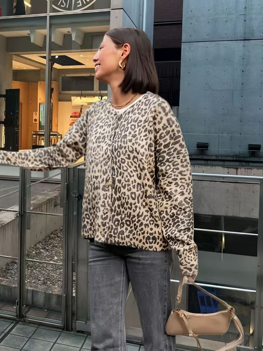 Damen Gemusterter Pullover R&B