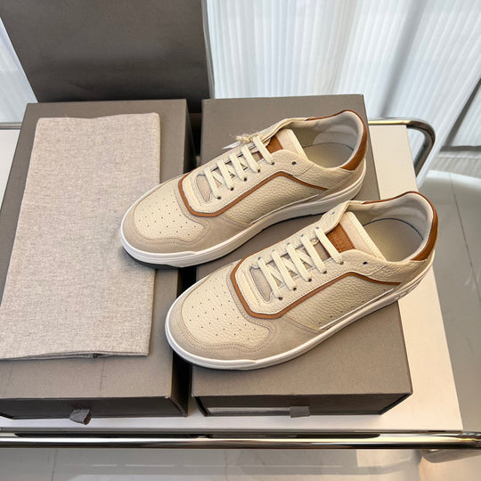Damen Sportliche Sneaker mit atmungsaktiver Oberflächenstruktur und gepolsterter Innensohle R&B