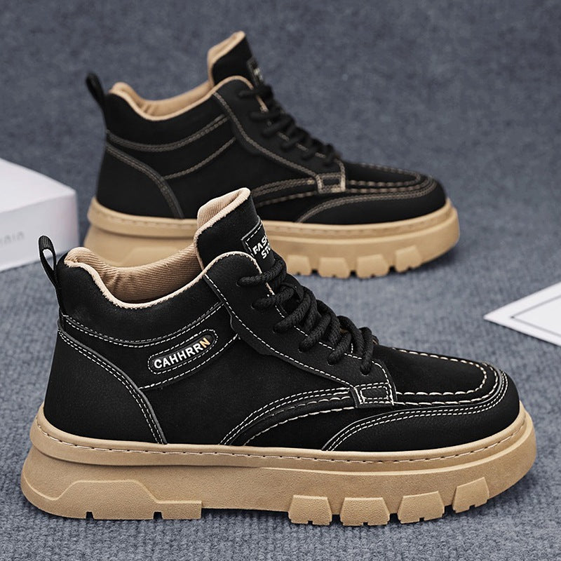 Damen modische Winterboots mit robuster Profilsohle und weichem Innenfutter R&B