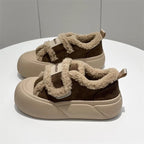 Damen Fleecegefütterte Sneakers mit sportlichem Design und rutschfester Sohle R&B