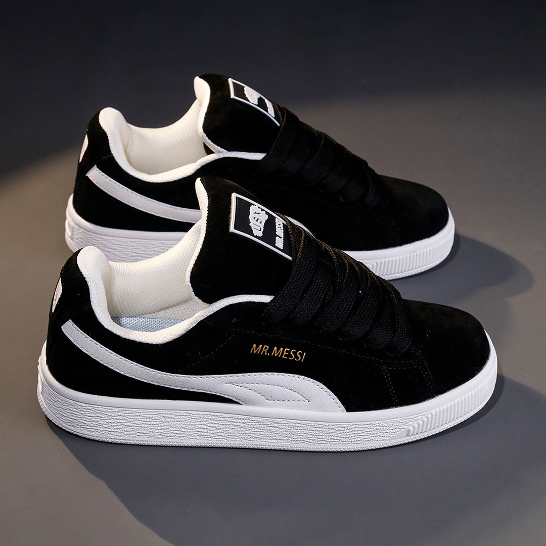 Damen modische Sneakers mit elastischen Schnürsenkeln und weichem Obermaterial R&B