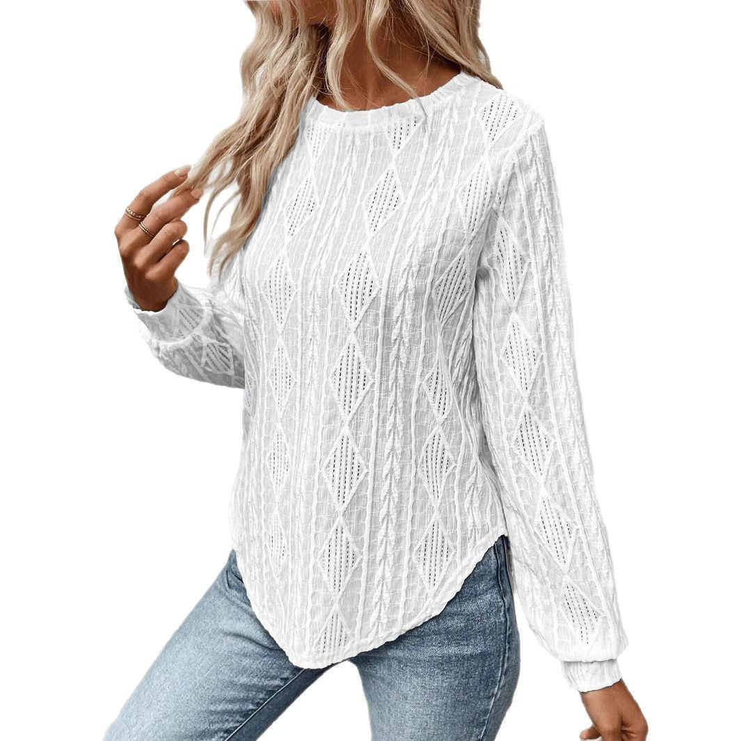 Damen Strickpullover mit strukturiertem Design R&B