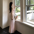 Damen Elegantes Maxikleid mit raffinierten Rüschendetails R&B
