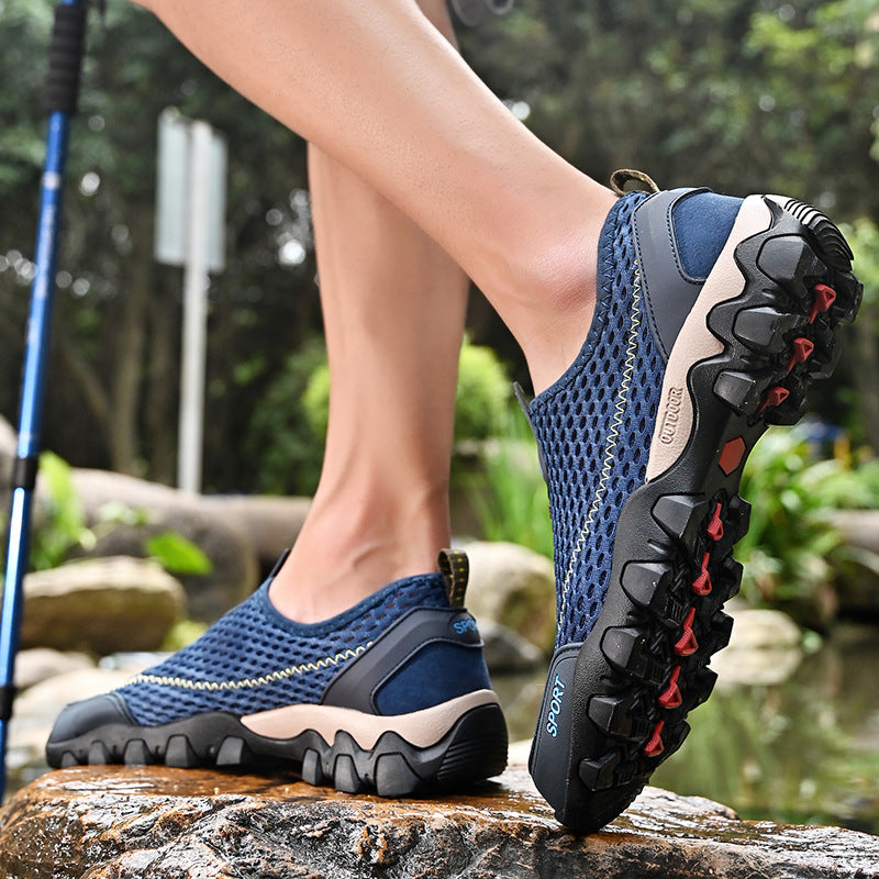Damen Sportliche atmungsaktive Fitnessschuhe mit rutschfester Sohle R&B