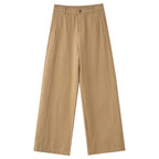Damen elegante weite Stoffhose