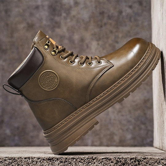 Damen Robuste Schnürstiefel mit verstärktem Knöchel und rutschfester Sohle R&B