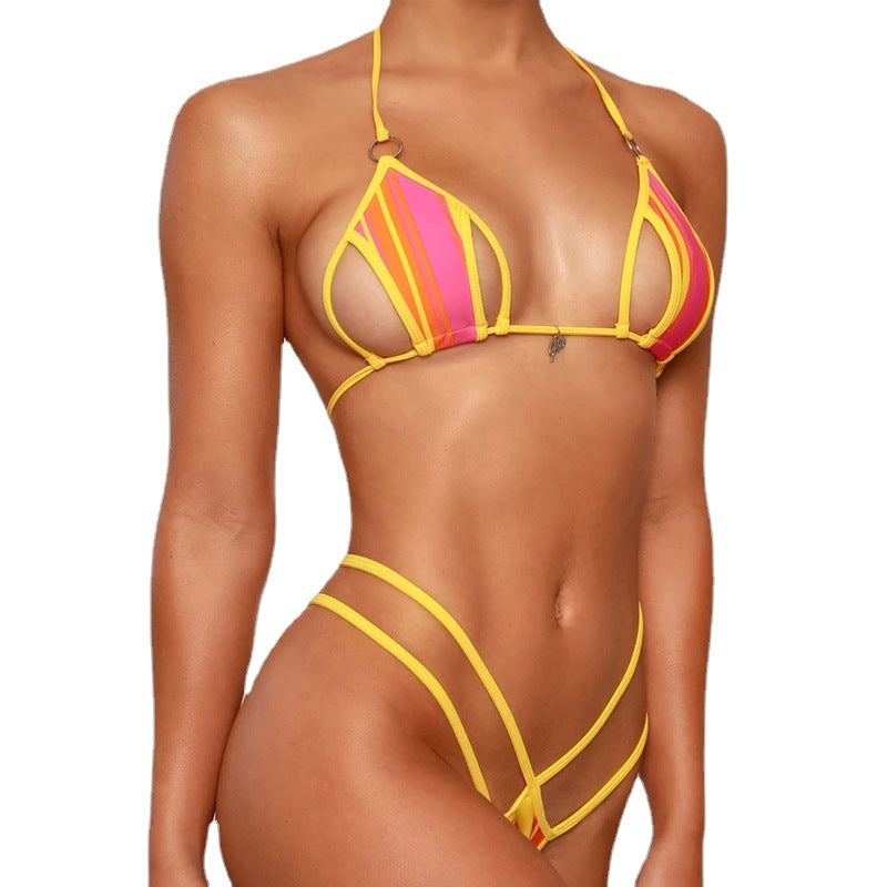 Damen Triangel-Bikini mit innovativen Cut-Outs R&B