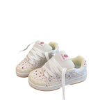 Damen Sportliche Sneakers mit verspieltem Design und bequemem Kunststoff-Obermaterial