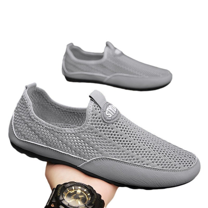 Damen Bequeme Slip-On Sneakers mit atmungsaktivem Mesh-Obermaterial R&B