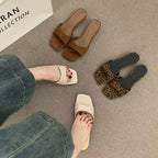 Damen modische Slipper mit komfortabler Fußbettgestaltung und hochwertiger Obermaterial R&B