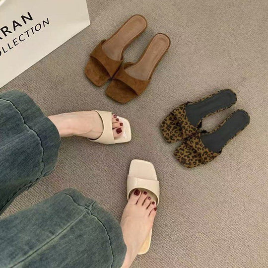Damen modische Slipper mit komfortabler Fußbettgestaltung und hochwertiger Obermaterial R&B