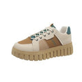 Damen Plateau-Sneaker mit strukturiertem Sohlenprofil und modischem Design R&B