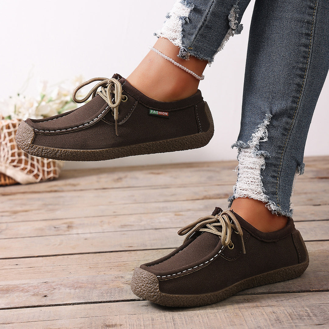 Damen Sneakers im lässigen Design mit komfortabler Schnürung und rutschfester Sohle R&B