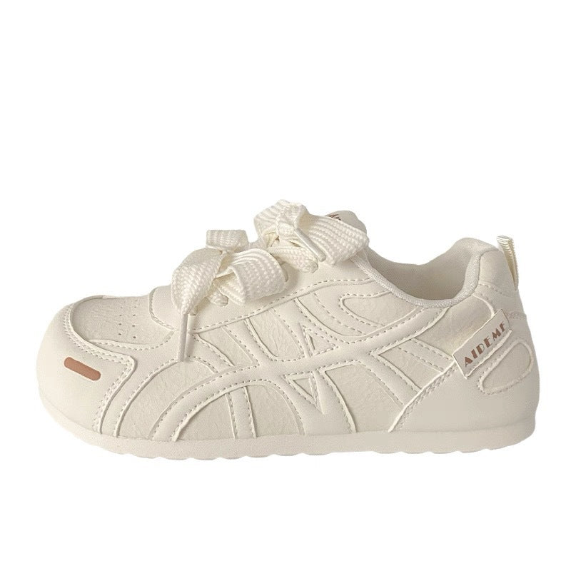 Damen Komfortable Sneakers mit verspieltem Schnürdesign