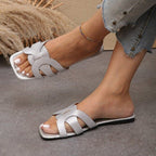 Damen Freizeitsandalen mit trendigem Schleifen-Design und bequemem Fußbett R&B