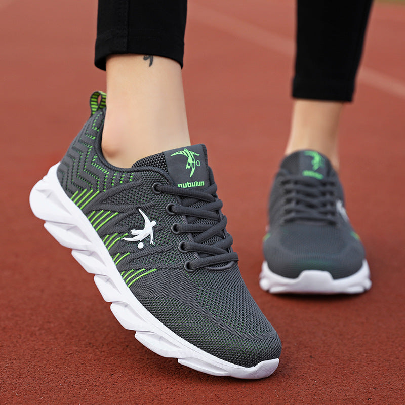 Damen Sportliche Laufschuhe mit atmungsaktiver Mesh-Struktur und federleichtem Dämpfungssystem R&B