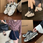 Damen hochentwickelte Sport-Sneaker mit atmungsaktiver Mesh-Oberfläche und dämpfender Sohle R&B